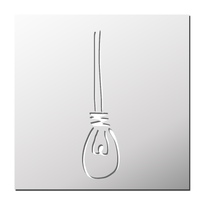 Pochoir Lampe