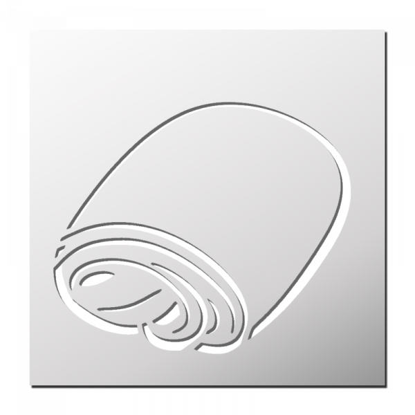 Pochoir Pain au chocolat