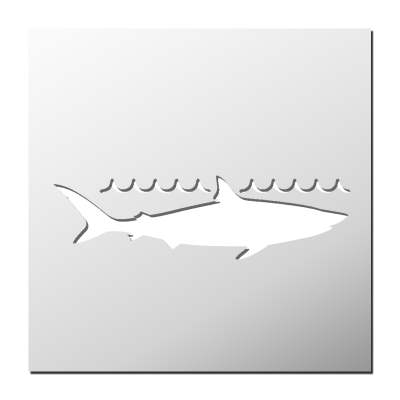Pochoir Requin