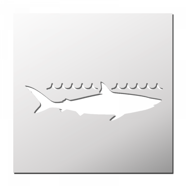 Pochoir Requin