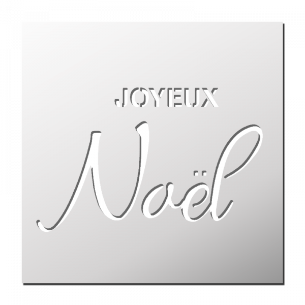 Pochoir Joyeux Noël