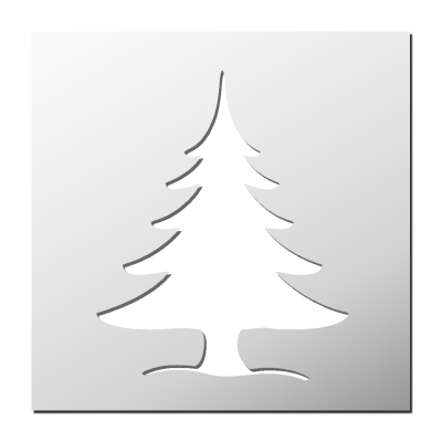 Pochoir Sapin