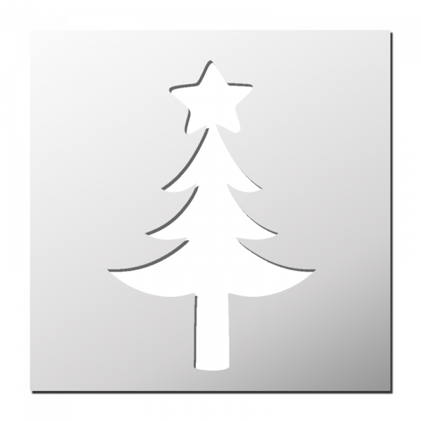 Pochoir Sapin de Noël