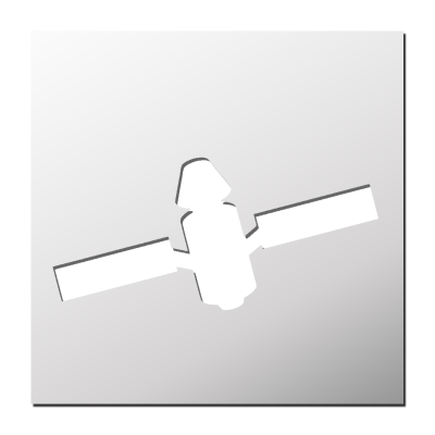 Pochoir Satellite