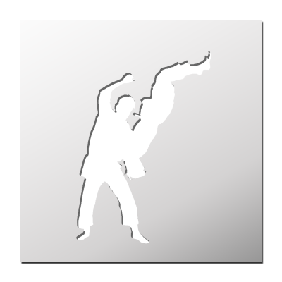 Pochoir Sport de Combat