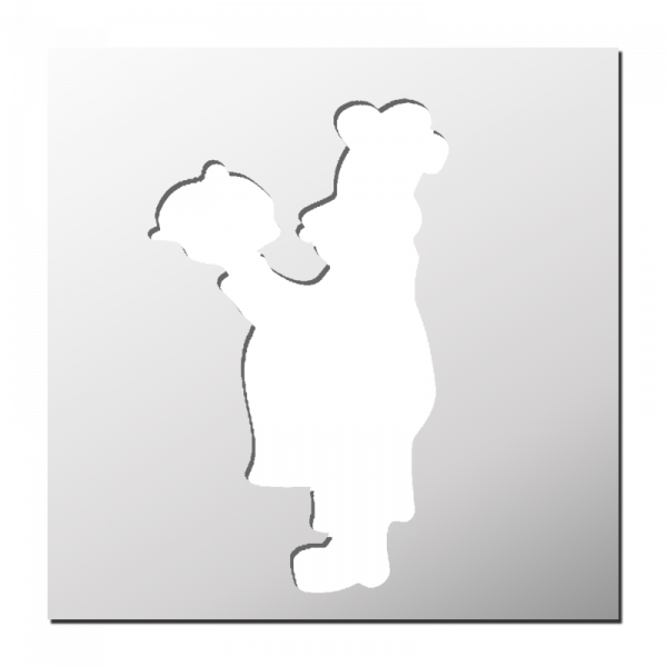 Pochoir Chef de cuisine