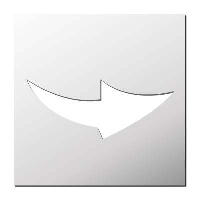 Pochoir Flèche
