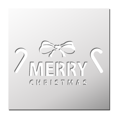 Pochoir Merry Christmas