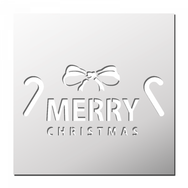 Pochoir Merry Christmas