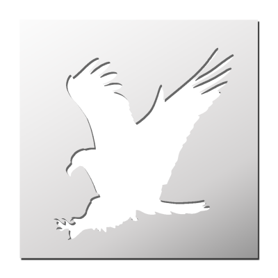 Pochoir Aigle