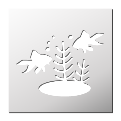 Pochoir Aquarium