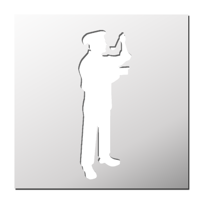 Pochoir Chef de cuisine