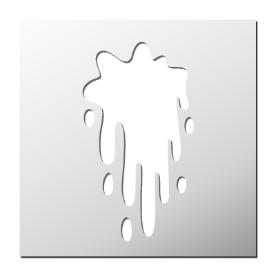 Pochoir Coulure Peinture