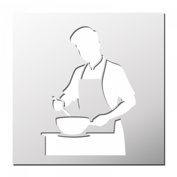 Pochoir Cuisinier