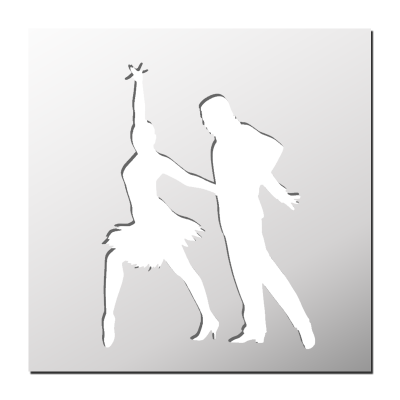 Pochoir Danseurs