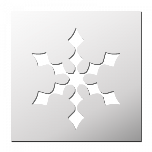 Pochoir Flocon de neige