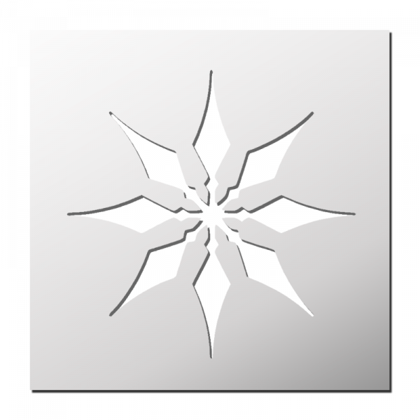 Pochoir Flocon de neige