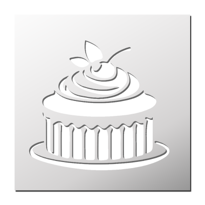 Pochoir Gâteau