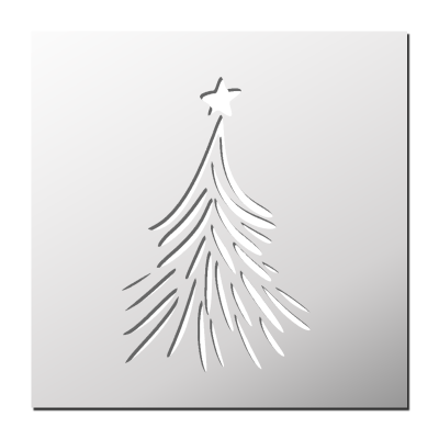 Pochoir Sapin de Noël