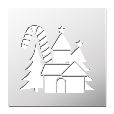 Pochoir Décoration de Noël