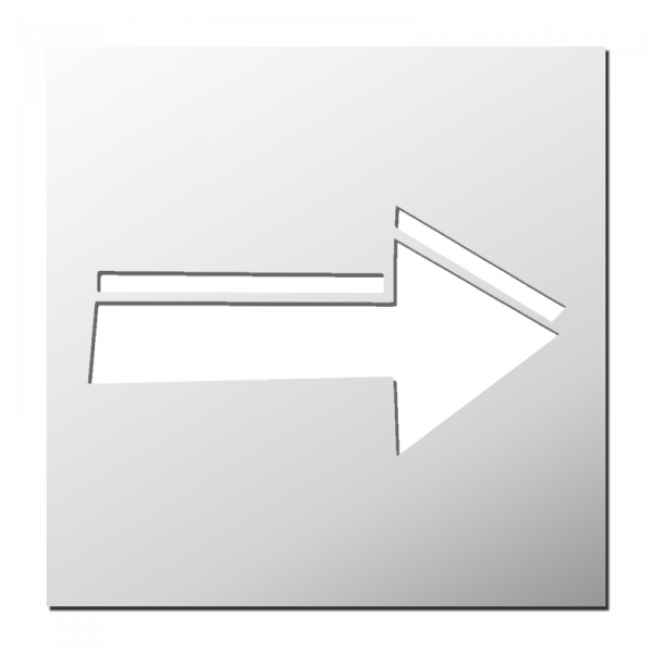 Pochoir Double Flèche