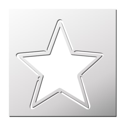 Pochoir Etoile