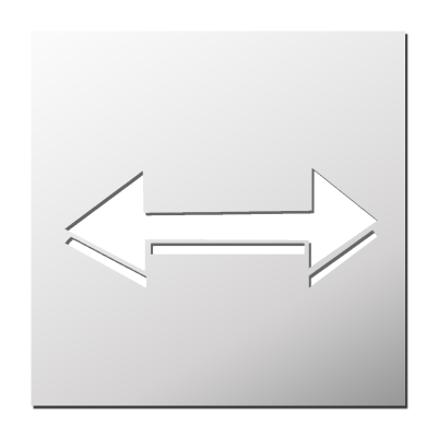 Pochoir Flèche Double