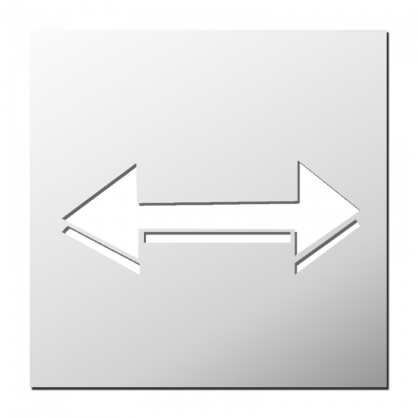 Pochoir Flèche Double