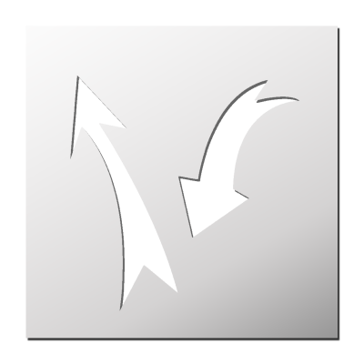 Pochoir Flèches