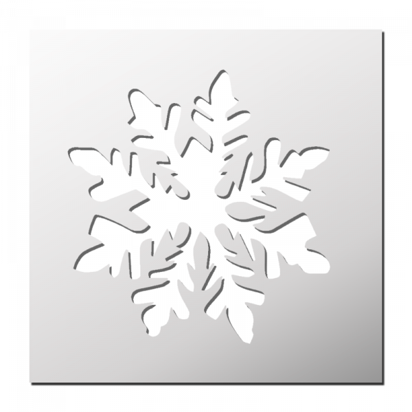 Pochoir Flocon de neige