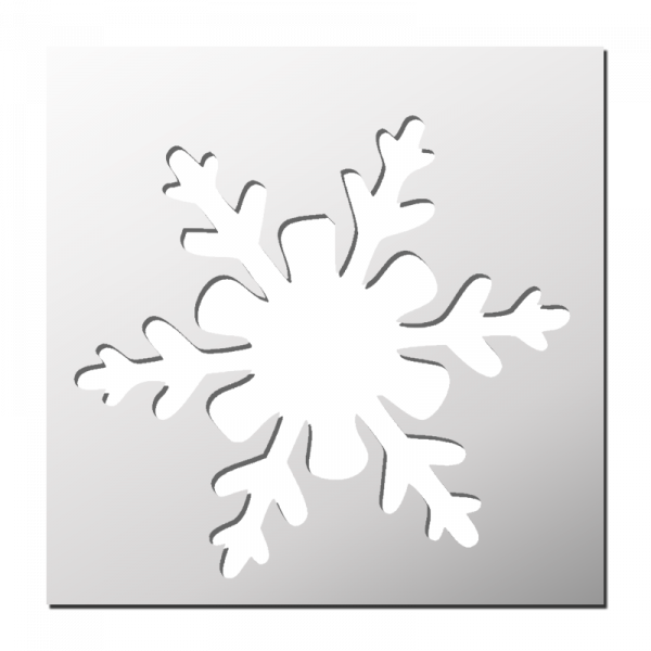 Pochoir Flocon de neige