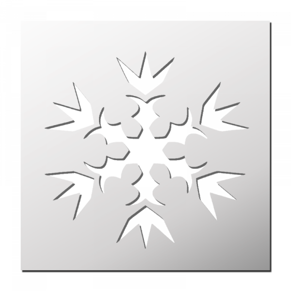 Pochoir Flocon de neige