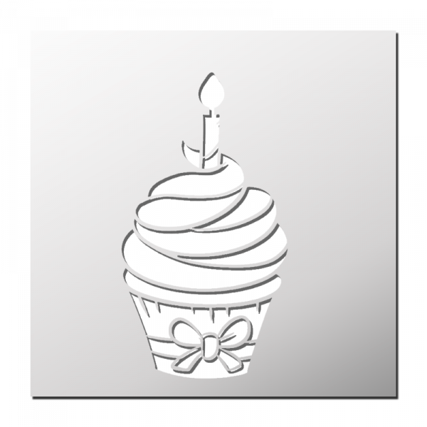 Pochoir Gâteau d'anniversaire