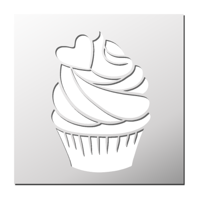 Pochoir Gâteau St Valentin