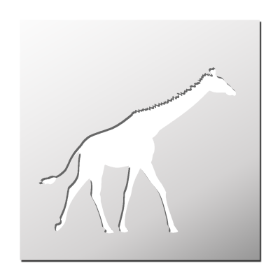 Pochoir Girafe