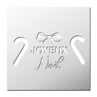 Pochoir Joyeux Noël