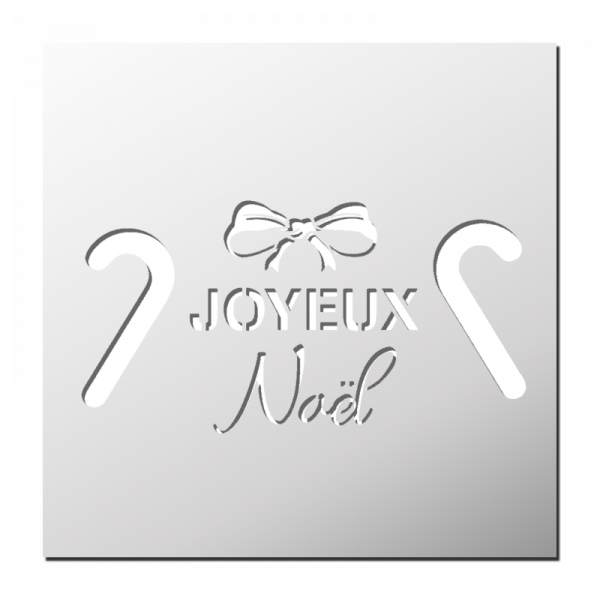 Pochoir Joyeux Noël