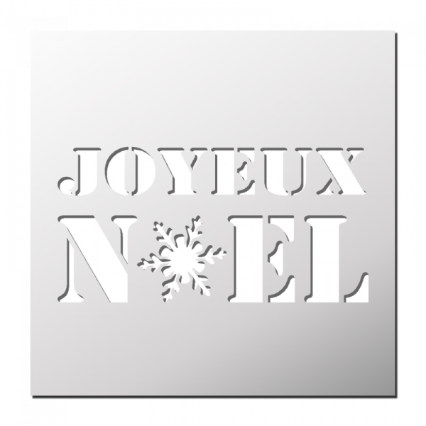 Pochoir Joyeux Noël