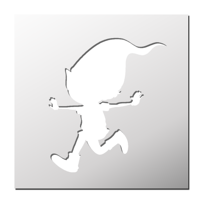 Pochoir Lutin