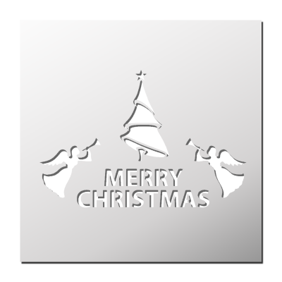 Pochoir Merry Christmas