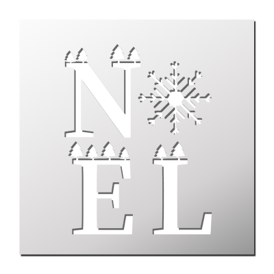 Pochoir Noël