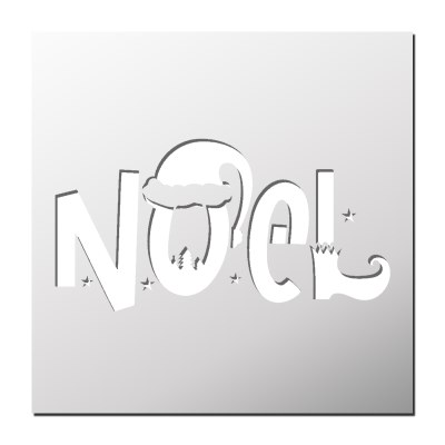 Pochoir Noël