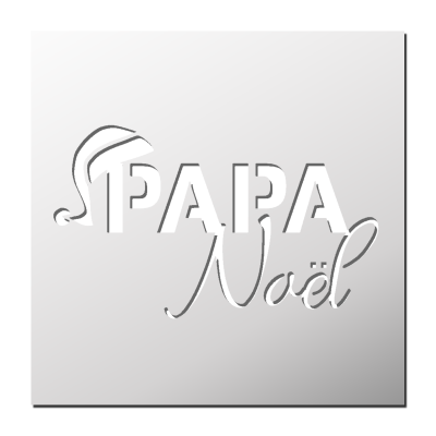 Pochoir Papa Noël