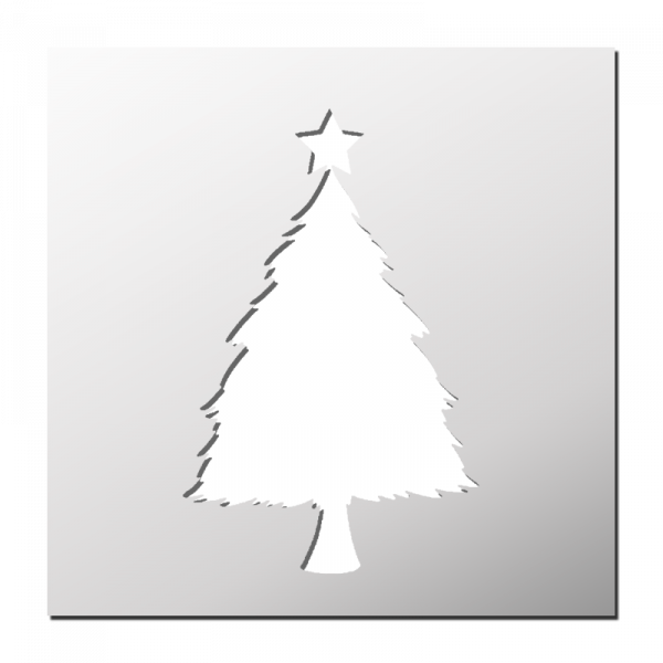 Pochoir Sapin de Noël