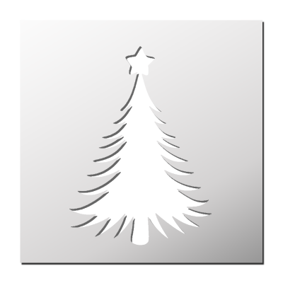 Pochoir Sapin Noël