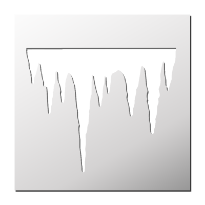 Pochoir Stalactite
