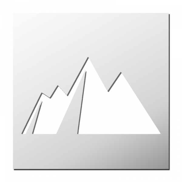 Pochoir Montagne