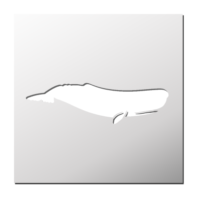 Pochoir Baleine