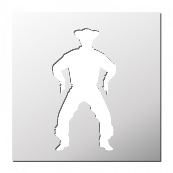 Pochoir Cowboy