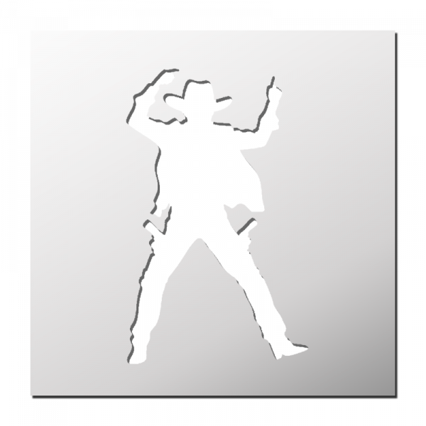 Pochoir Cowboy
